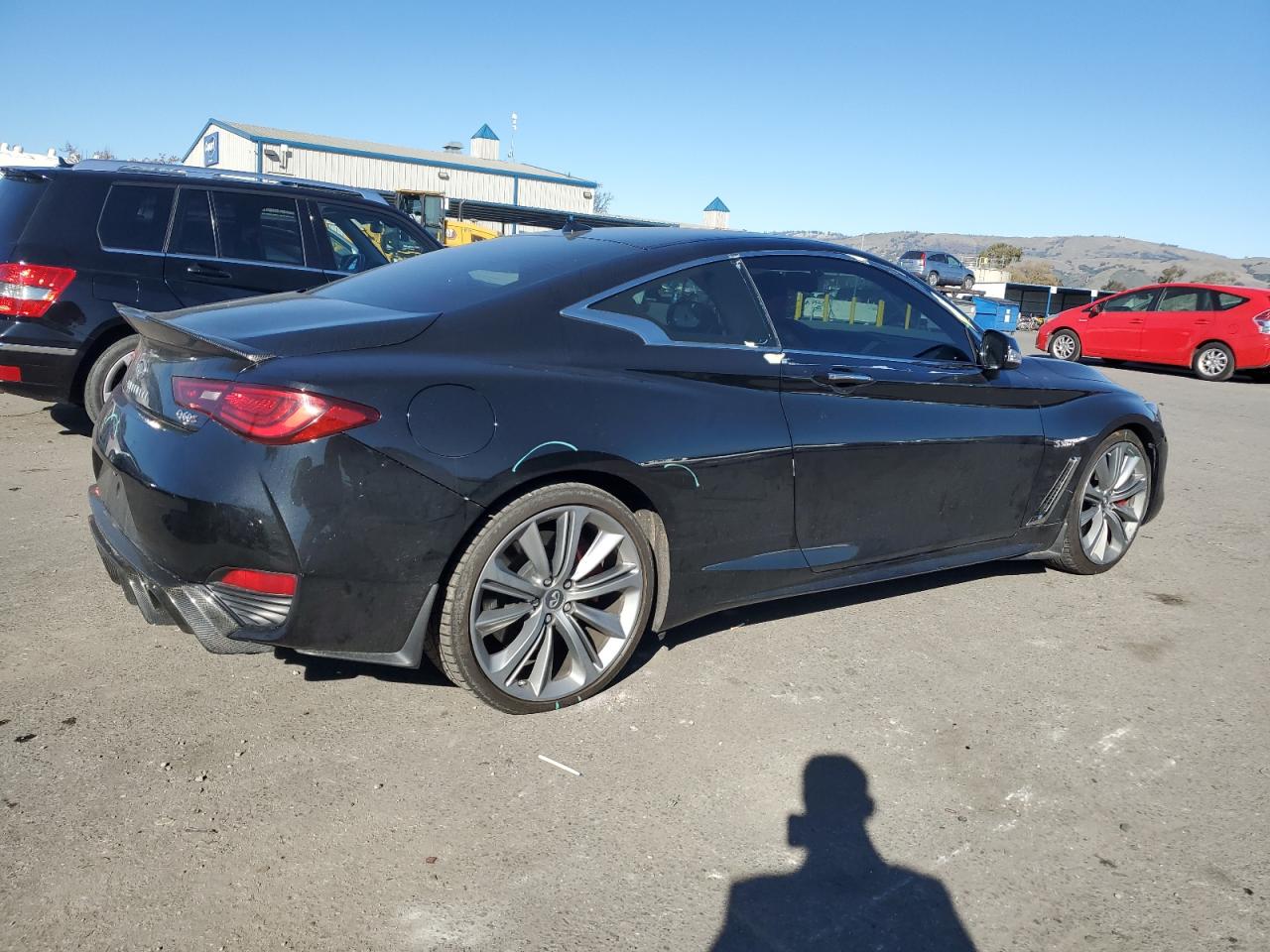 2018 Infiniti Q60 VIN JN1FV7EK1JM530697 Copart auction photo, front end damage thumbnail 3