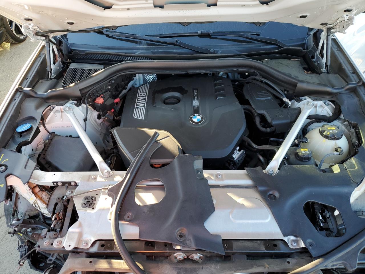 2019 BMW X3 VIN 5UXTR9C58KLP76665 Copart auction photo, front end / side damage thumbnail 11