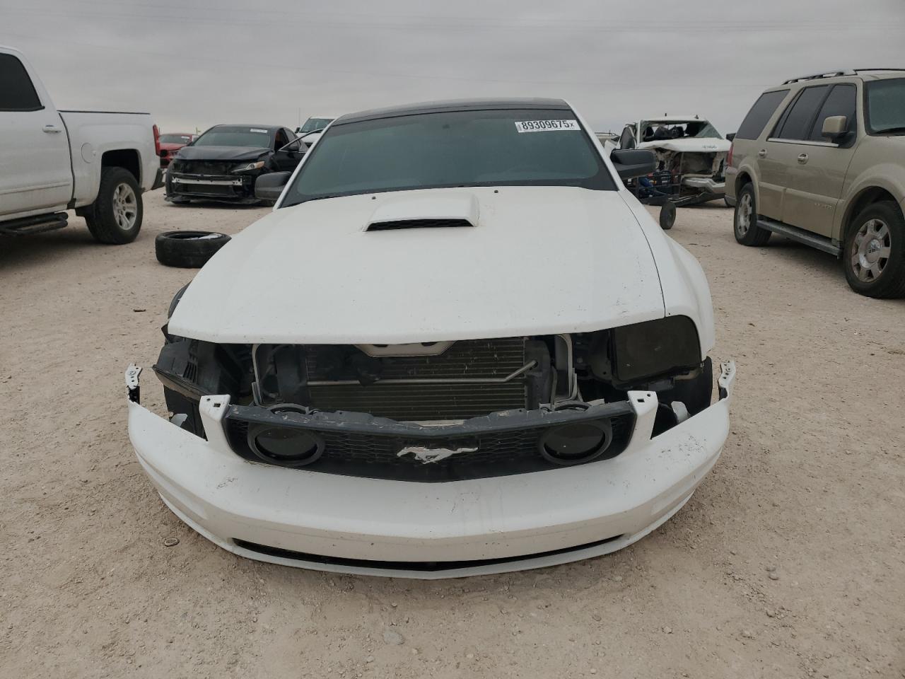 2009 Ford Mustang VIN 1ZVHT82H795107250 Copart auction photo, front end / undercarriage damage thumbnail 5