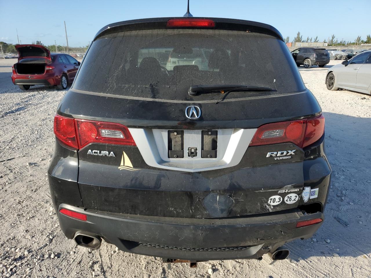 2011 Acura RDX VIN 5J8TB1H52BA004207 Copart auction photo, side / rear end damage thumbnail 6