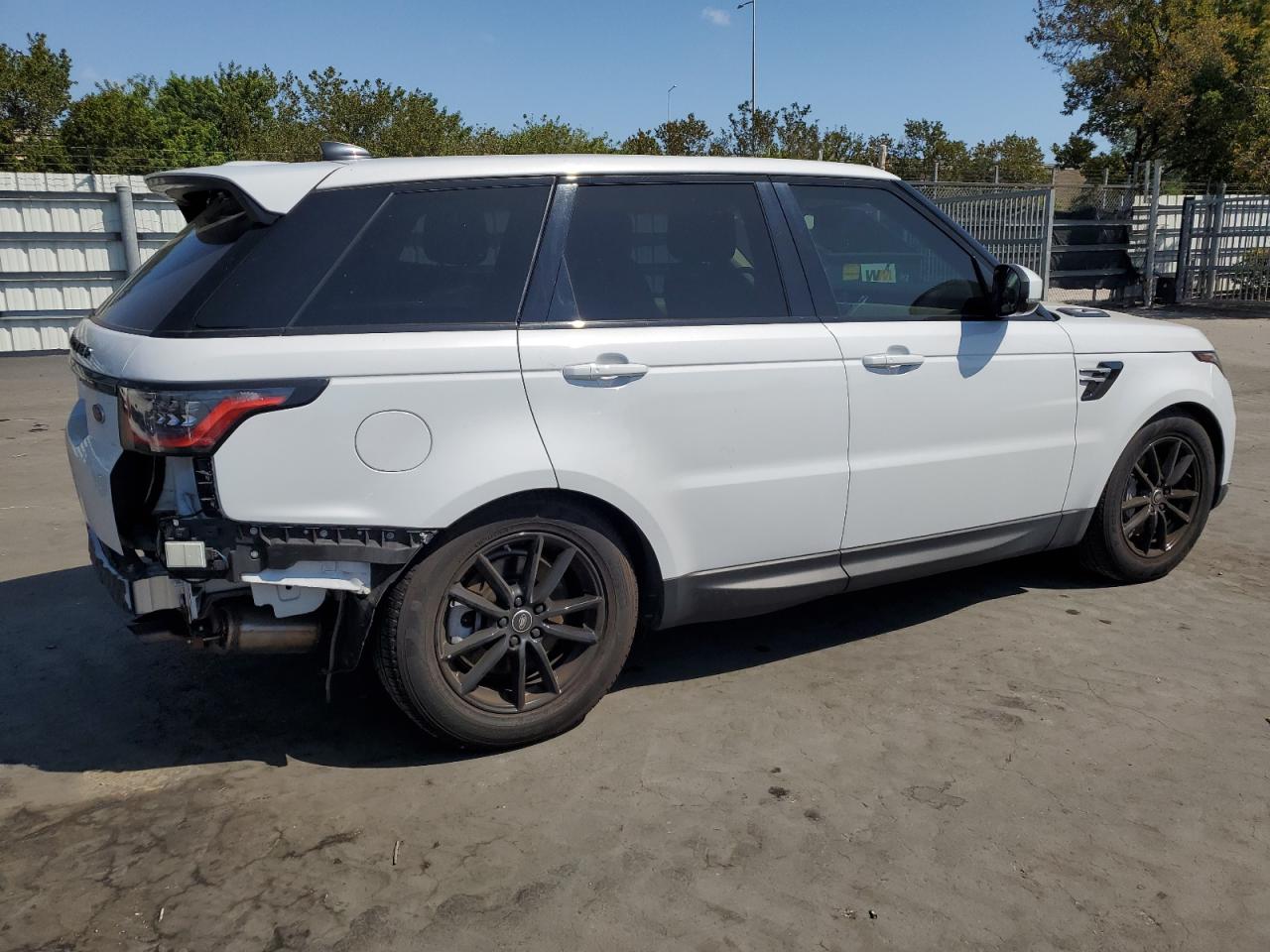 2021 Land Rover Range Rover VIN SALWG2SU3MA783342 Copart auction photo, rear end / side damage thumbnail 3