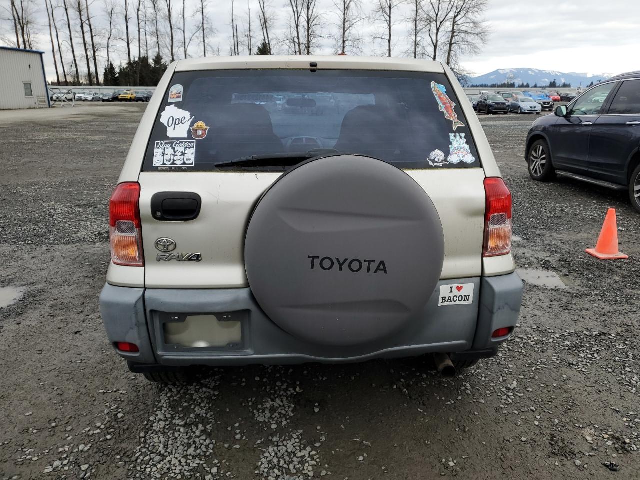 2001 Toyota RAV 4 VIN JTEHH20V710095804 Copart auction photo, biohazard/chemical / mechanical damage thumbnail 6