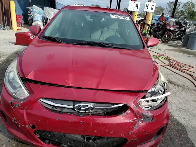 2015 Hyundai Accent VIN KMHCT4AEXFU863116 Copart auction photo, rear end / front end damage thumbnail 14