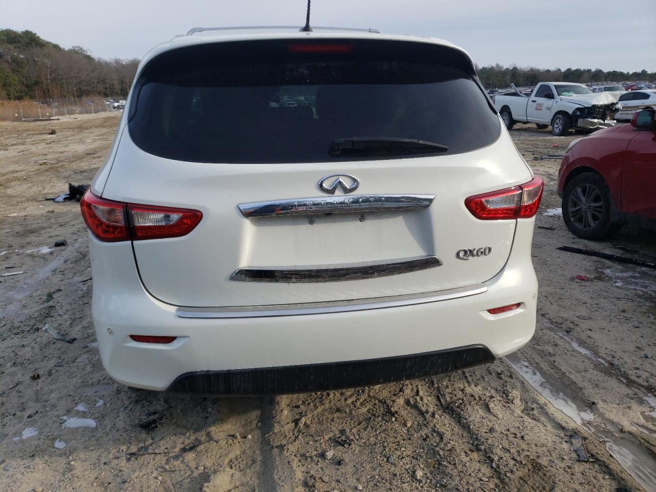 2015 Infiniti QX60 VIN 5N1AL0MM0FC532277 Copart auction photo, front end damage thumbnail 6