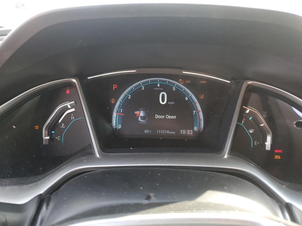 2019 Honda Civic VIN 2HGFC3B35KH350203 Copart auction photo, front end / minor dent/scratches damage thumbnail 9