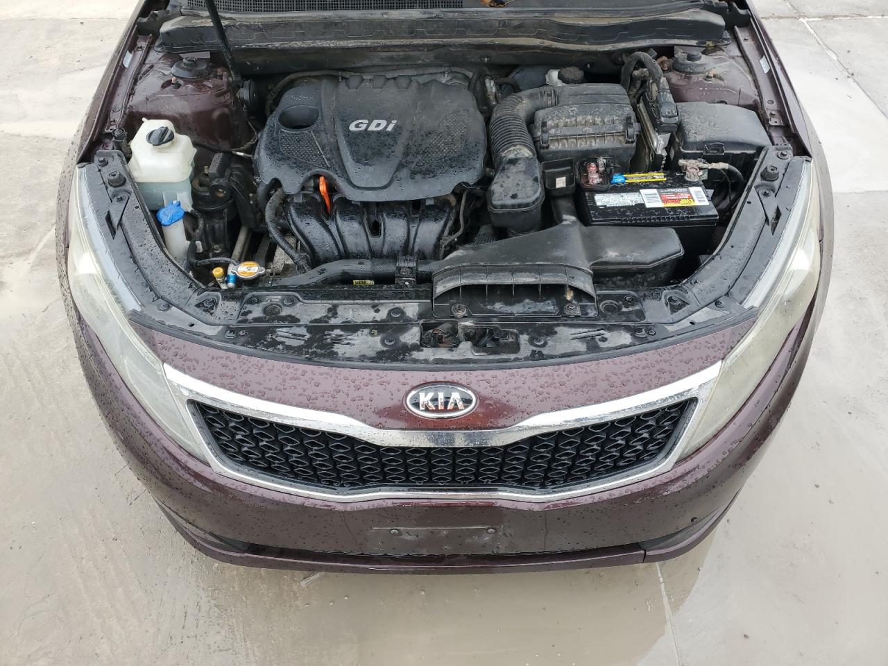 2012 KIA Optima VIN 5XXGN4A77CG075798 Copart auction photo, mechanical damage thumbnail 11