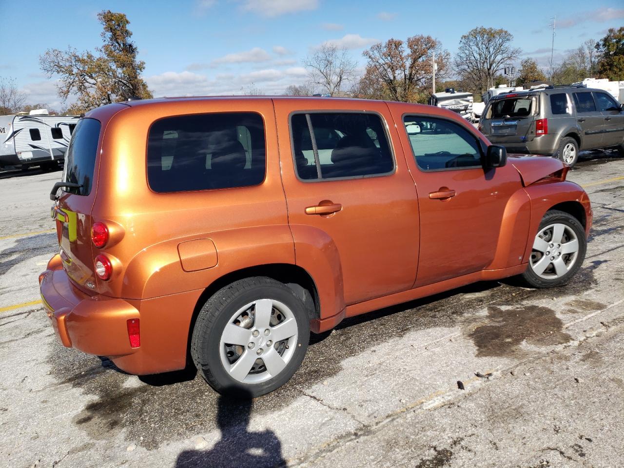 2008 Chevrolet HHR VIN 3GNCA13DX8S722344 Copart auction photo, front end / hail damage thumbnail 3