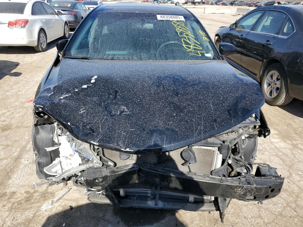 2014 Toyota Camry VIN 4T4BF1FK2ER409009 Copart auction photo, front end / side damage thumbnail 5