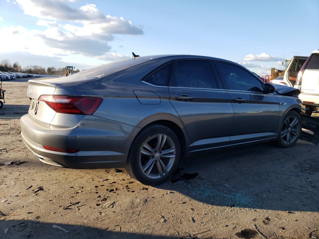 2021 Volkswagen Jetta VIN 3VWN57BU3MM018024 Copart auction photo, front end / side damage thumbnail 3