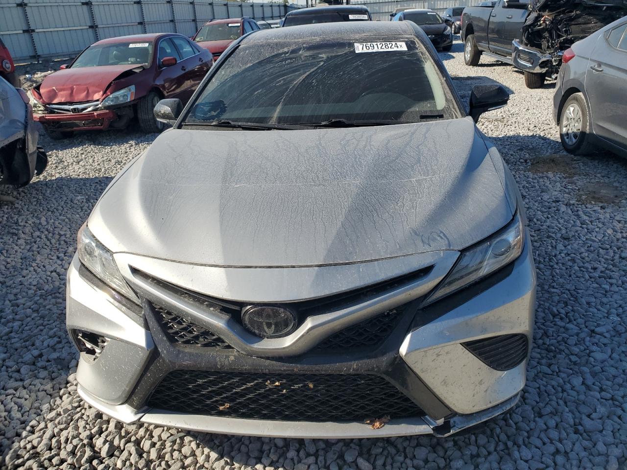 2019 Toyota Camry VIN 4T1B61HK8KU228872 Copart auction photo, side damage thumbnail 6