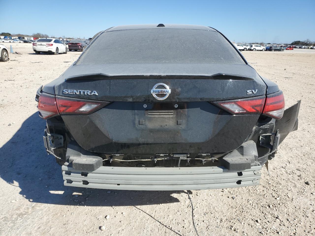 2022 Nissan Sentra VIN 3N1AB8CV5NY235272 Copart auction photo, rear end / side damage thumbnail 6