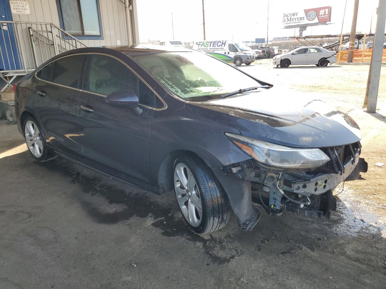 2017 Chevrolet Cruze VIN 1G1BF5SM6H7243229 Copart auction photo, front end damage thumbnail 4