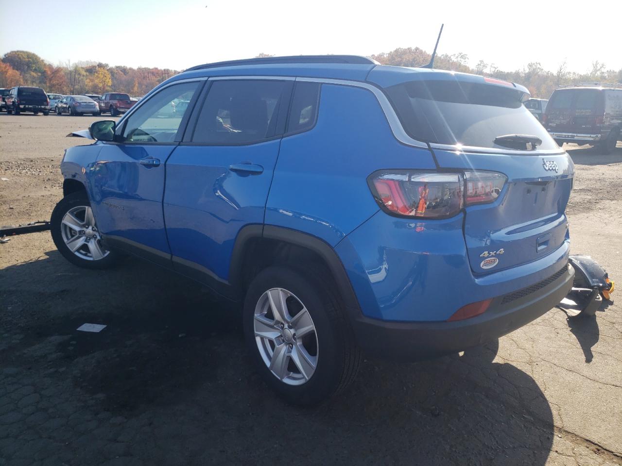 2022 Jeep Compass VIN 3C4NJDBB6NT184895 Copart auction photo, front end / rear end damage thumbnail 2