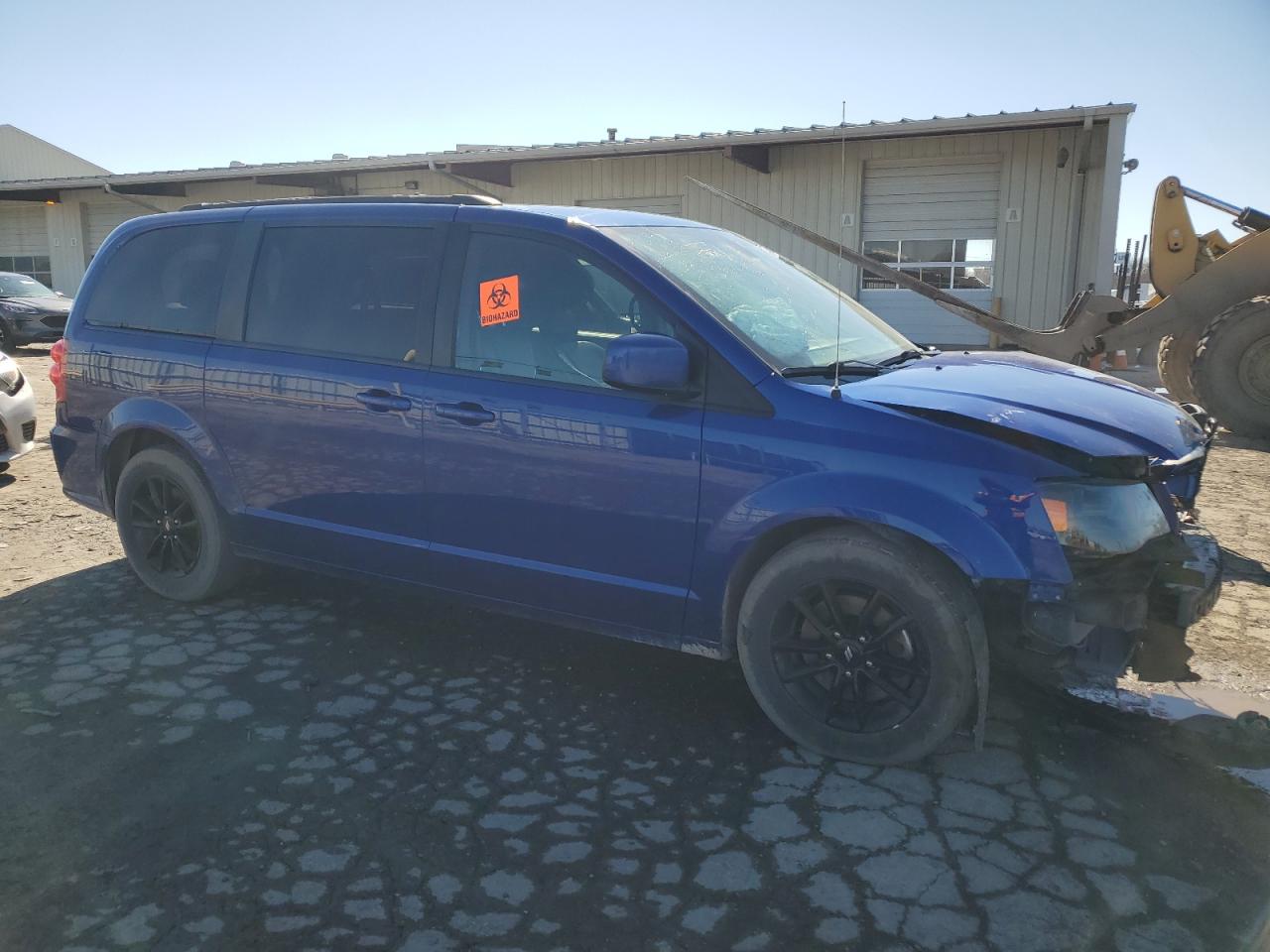 2019 Dodge Caravan VIN 2C4RDGEG5KR716752 Copart auction photo, front end damage thumbnail 4