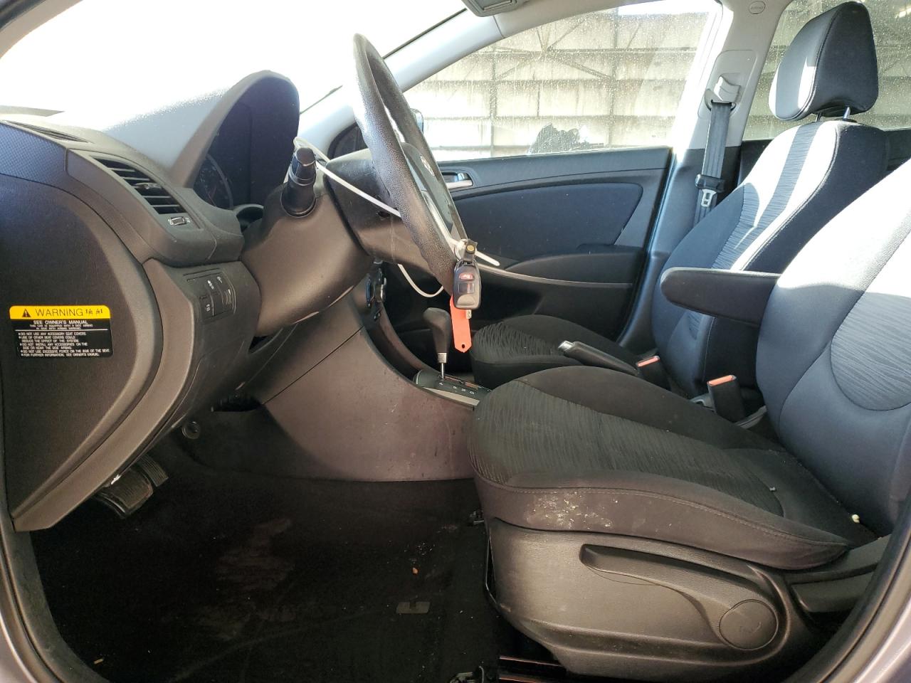 2016 Hyundai Accent VIN KMHCT5AE0GU294431 Copart auction photo, front end damage thumbnail 7