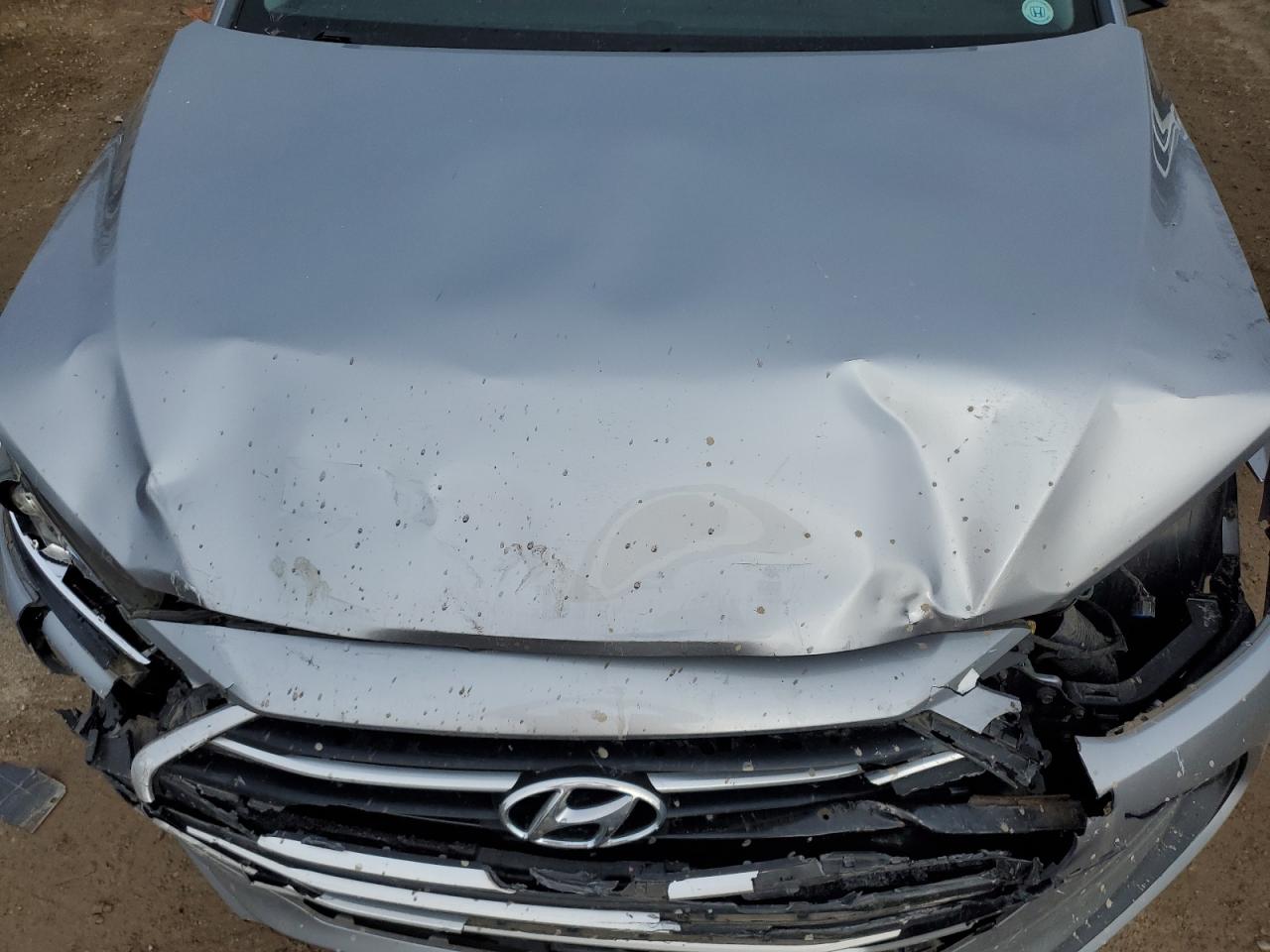 2017 Hyundai Elantra VIN 5NPD84LF6HH042107 Copart auction photo, front end / side damage thumbnail 11
