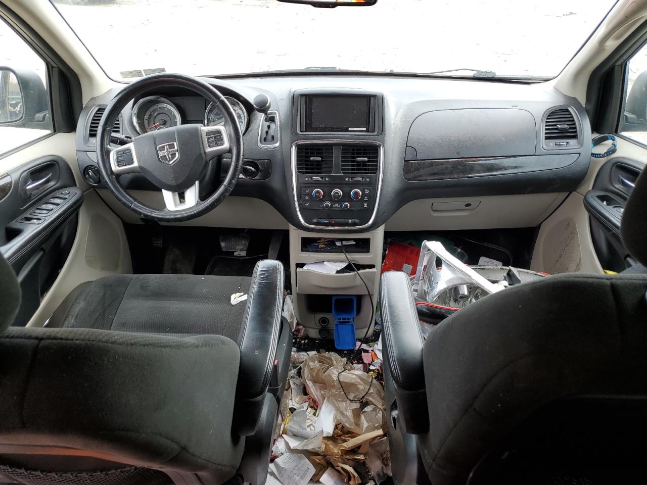 2016 Dodge Caravan VIN 2C4RDGBG5GR143217 Copart auction photo, front end / side damage thumbnail 8