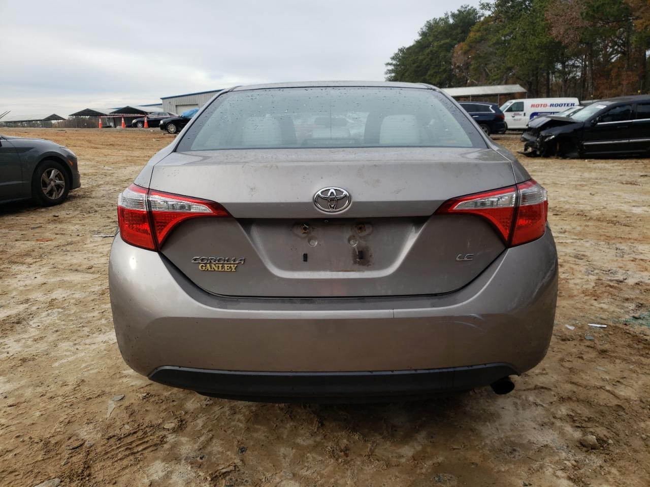 2015 Toyota Corolla VIN 2T1BURHE1FC349863 Copart auction photo, all over damage thumbnail 6