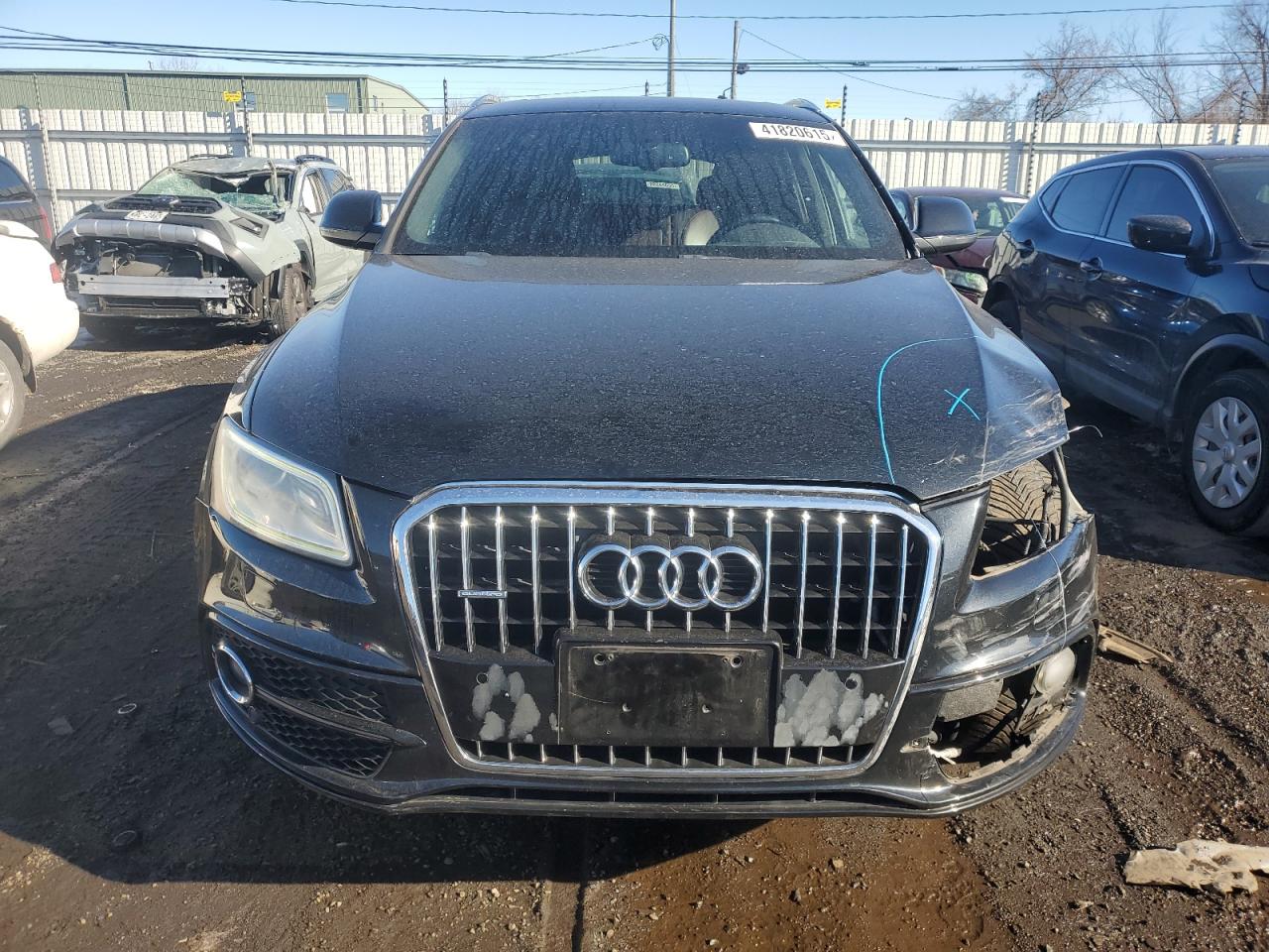 2014 Audi Q5 VIN WA1WGAFP3EA027415 Copart auction photo, front end damage thumbnail 5
