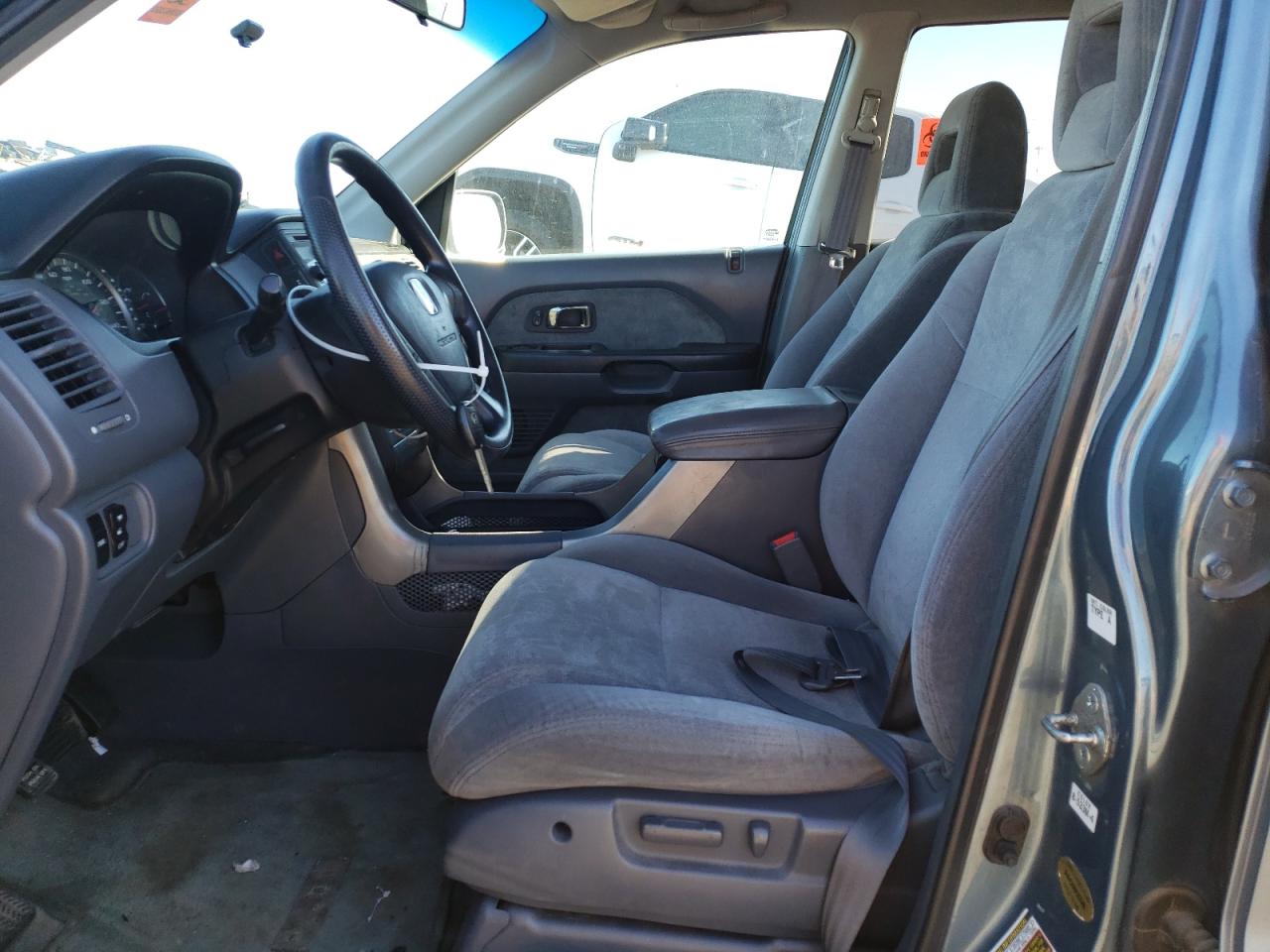 2005 Honda Pilot VIN 2HKYF18445H512806 Copart auction photo, all over damage thumbnail 7