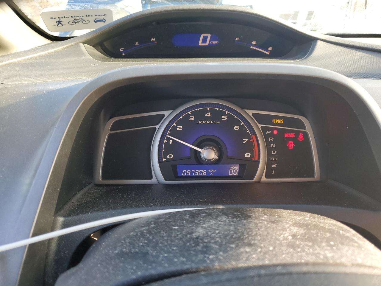 2009 Honda Civic VIN 19XFA16579E051015 Copart auction photo, all over damage thumbnail 9