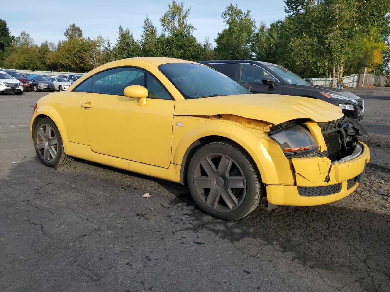 2004 Audi TT VIN TRUSC28N441014615 Copart auction photo, front end / rear end damage thumbnail 4