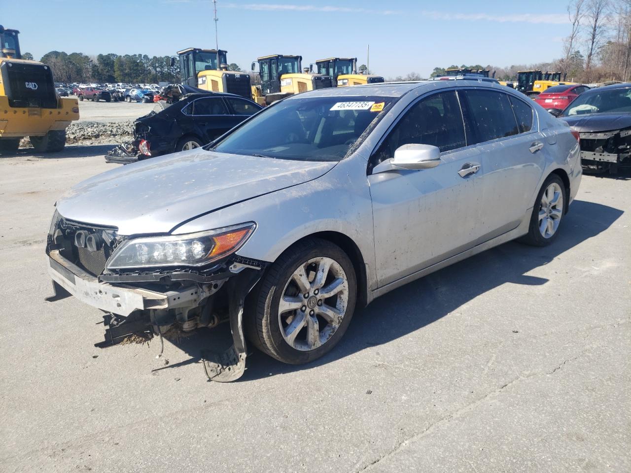 2014 Acura RLX VIN JH4KC1F35EC001107 - Copart auction photo