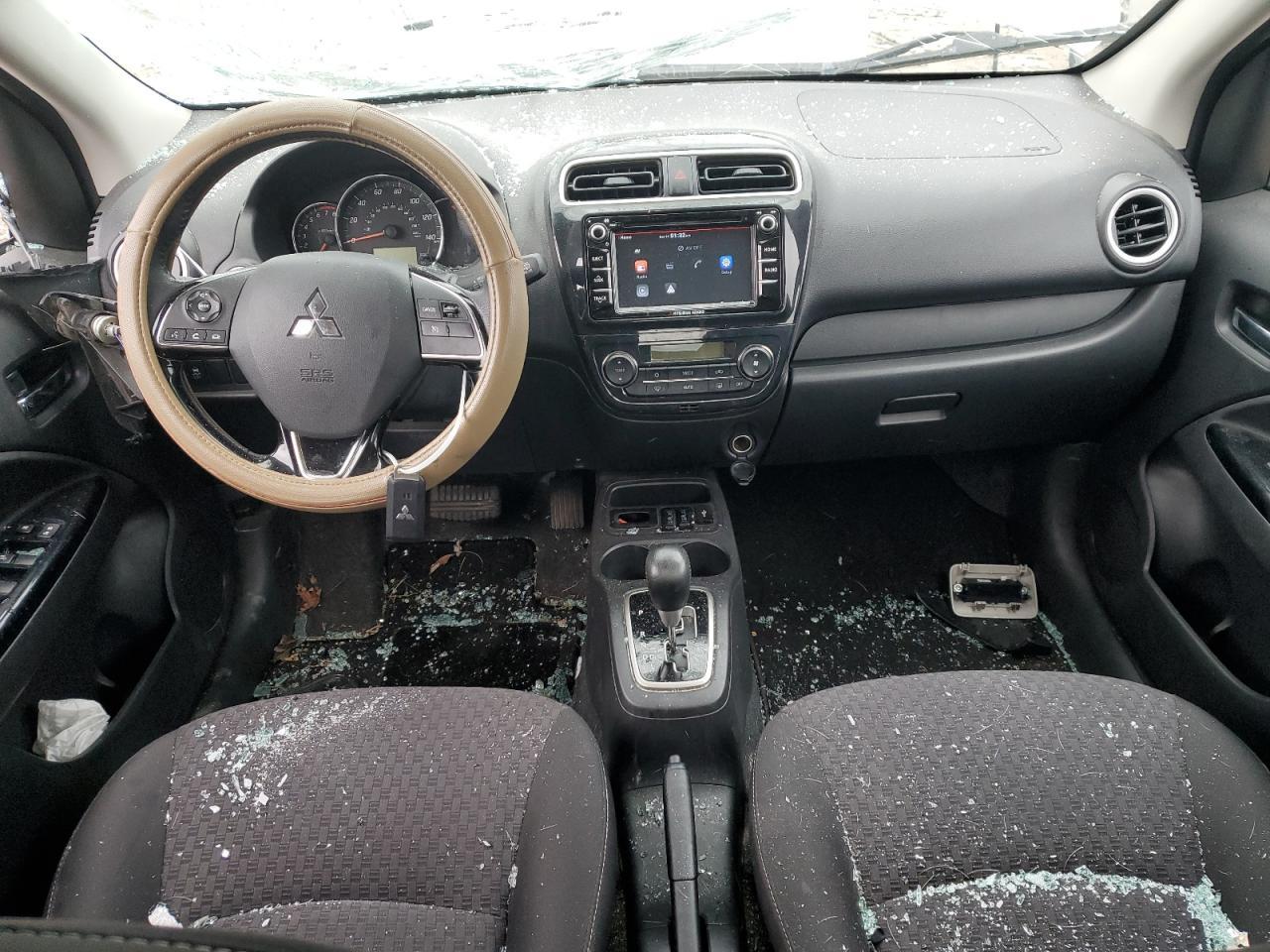 2019 Mitsubishi Mirage VIN ML32A5HJXKH008758 Copart auction photo, top/roof / side damage thumbnail 8