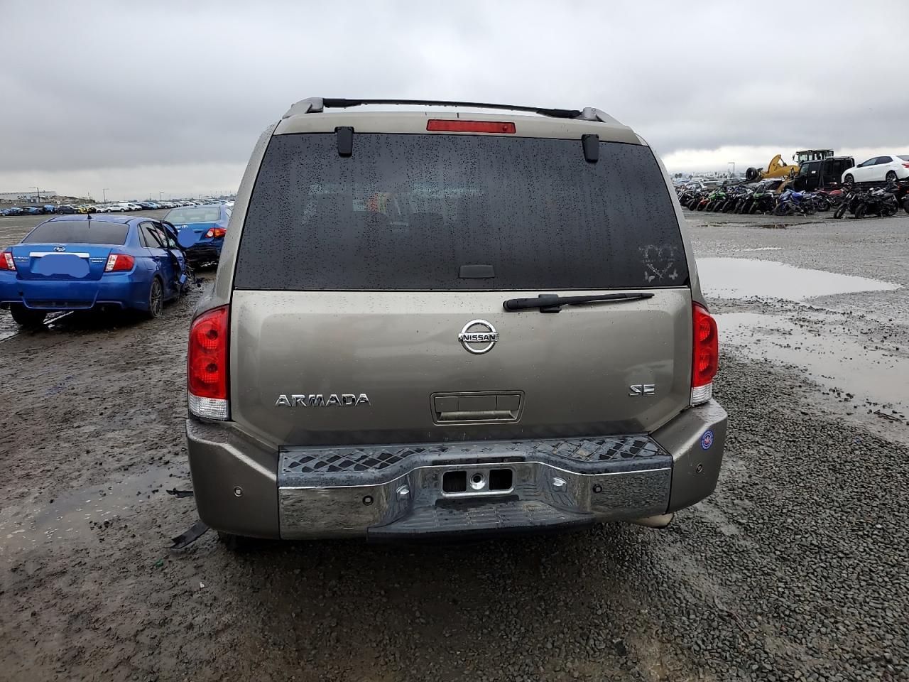 2007 Nissan Armada VIN 5N1AA08A87N700176 Copart auction photo, all over damage thumbnail 6