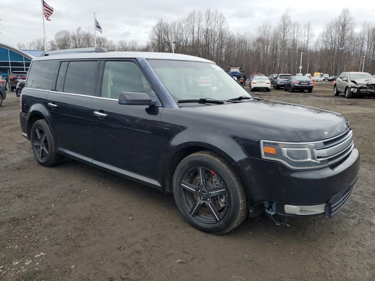 2014 Ford Flex VIN 2FMHK6DTXEBD24367 Copart auction photo, front end / minor dent/scratches damage thumbnail 4