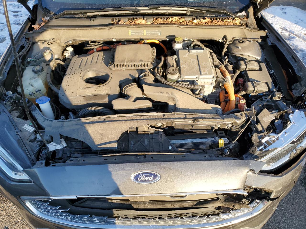 2020 Ford Fusion VIN 3FA6P0SUXLR158328 Copart auction photo, front end damage thumbnail 11