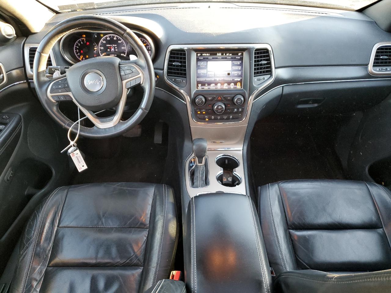 2017 Jeep Grand Cherokee VIN 1C4RJFBG1HC602711 Copart auction photo, front end / side damage thumbnail 8