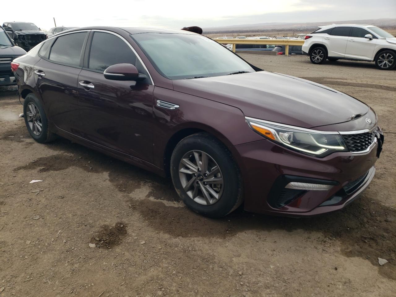 2020 KIA Optima VIN 5XXGT4L38LG445995 Copart auction photo, rear end / front end damage thumbnail 4
