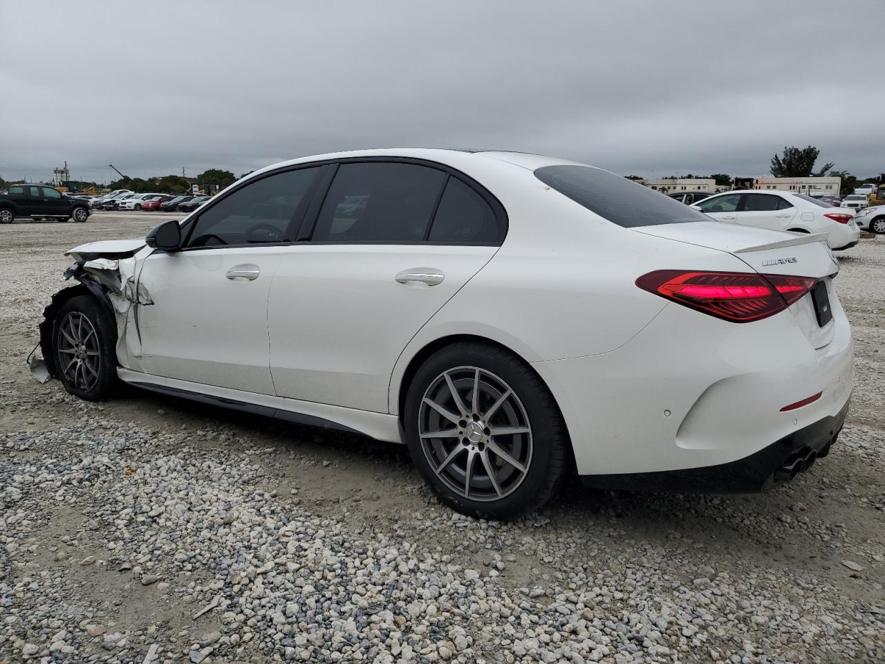 2024 Mercedes-Benz C-klasse VIN W1KAF8HB8RR228611 Copart auction photo, front end damage thumbnail 2