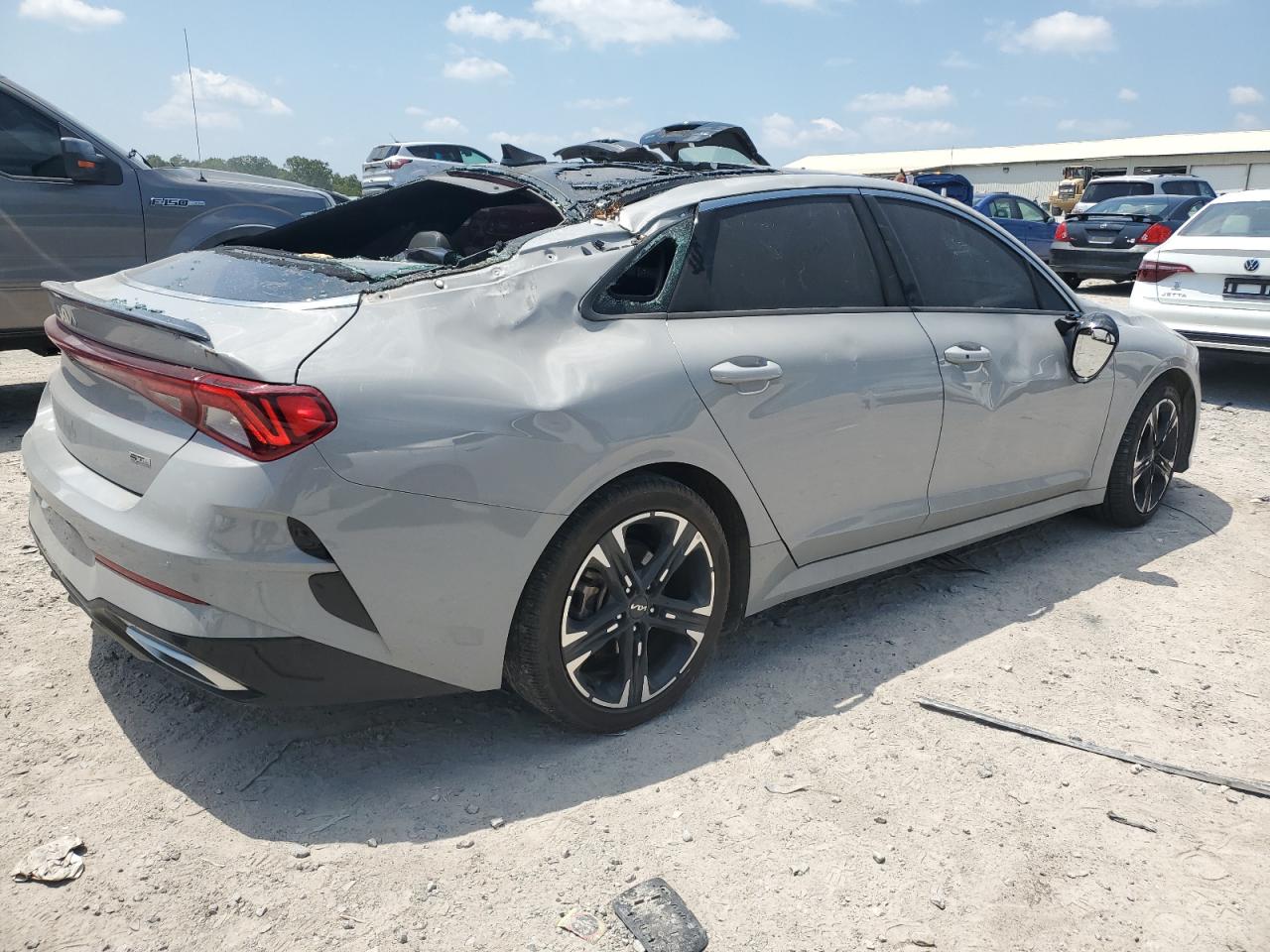 2023 KIA K5 VIN 5XXG64J26PG168917 Copart auction photo, rear end / top/roof damage thumbnail 3