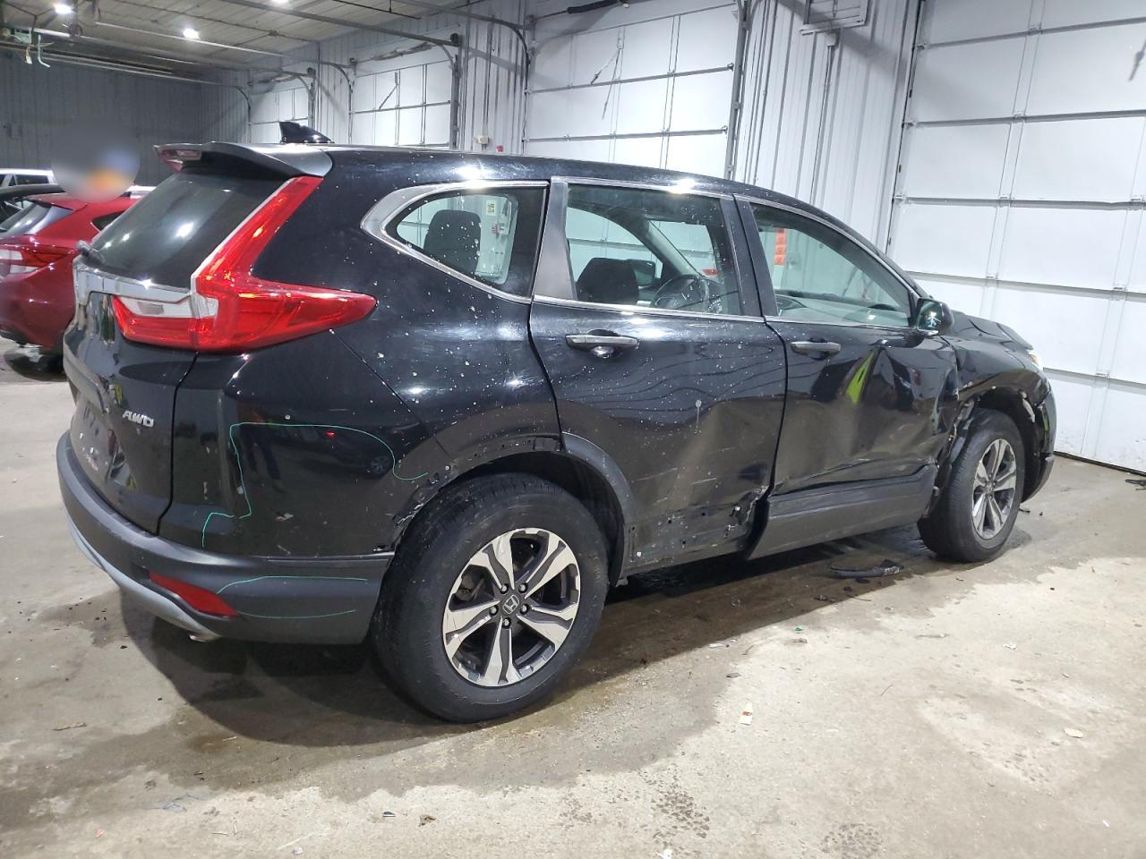 2017 Honda CR-V VIN 2HKRW6H38HH214935 Copart auction photo, side / front end damage thumbnail 3