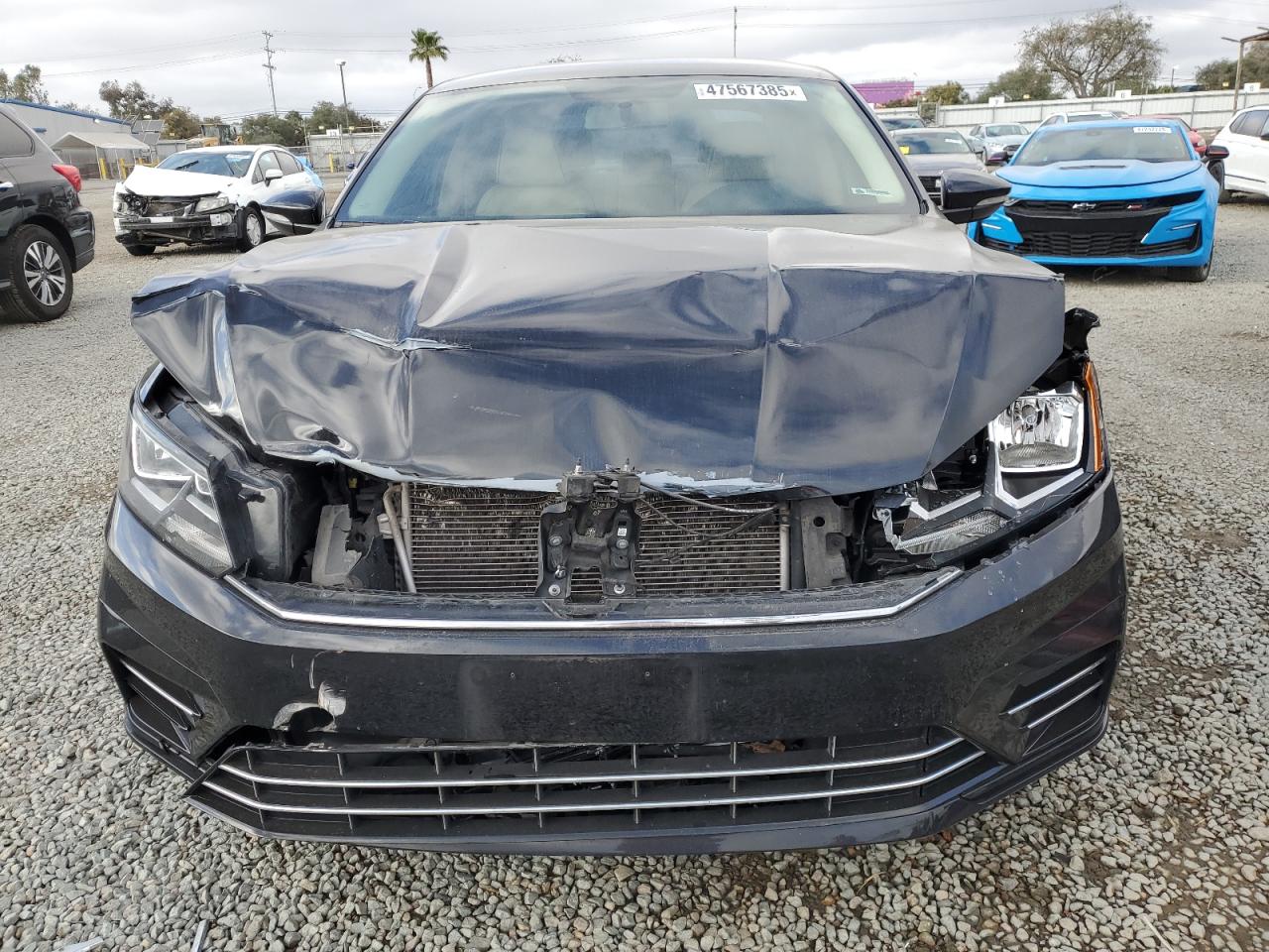 2017 Volkswagen Passat VIN 1VWDT7A35HC050698 Copart auction photo, front end damage thumbnail 5