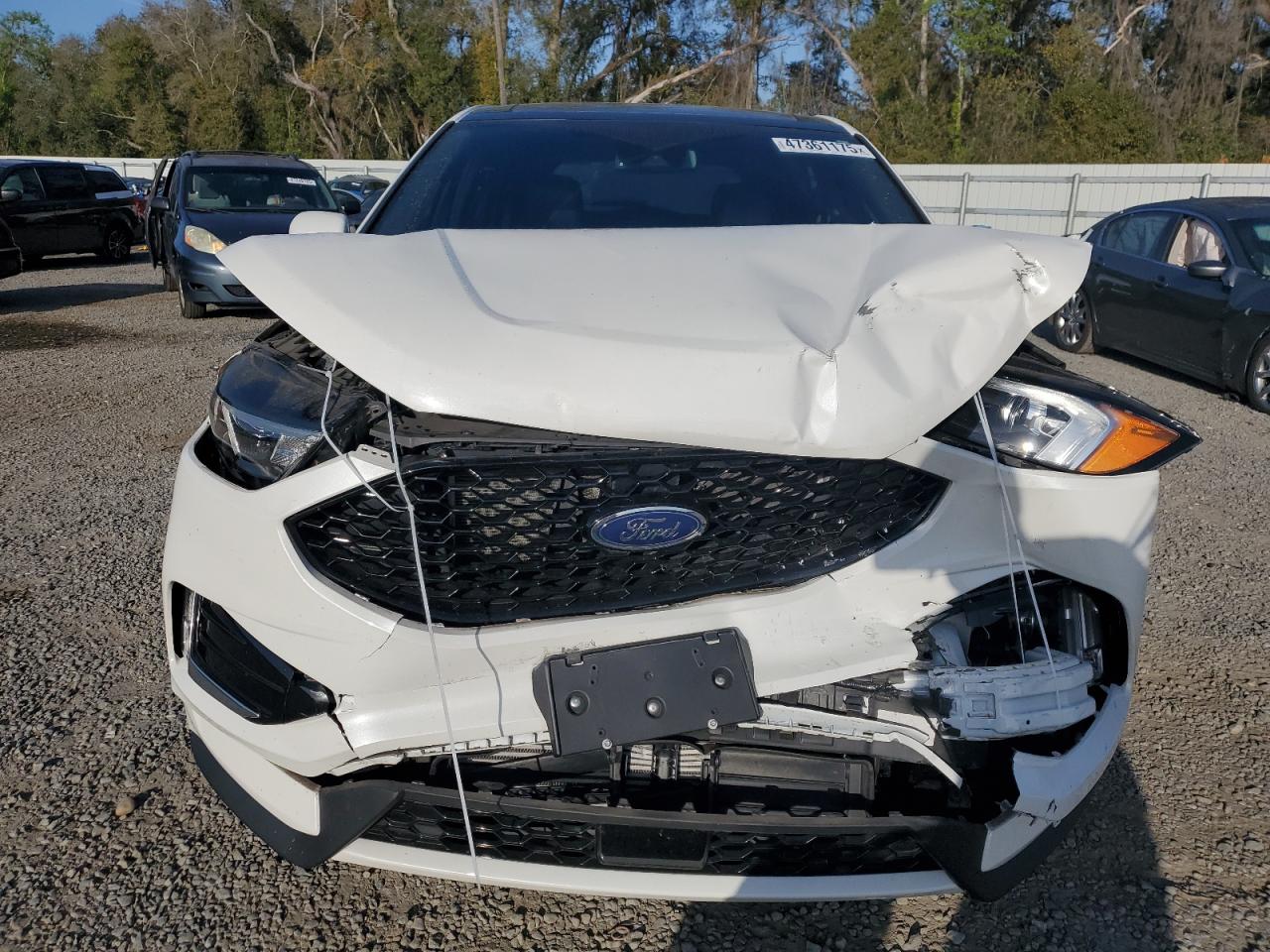 2021 Ford Edge VIN 2FMPK4J9XMBA35139 Copart auction photo, front end damage thumbnail 5