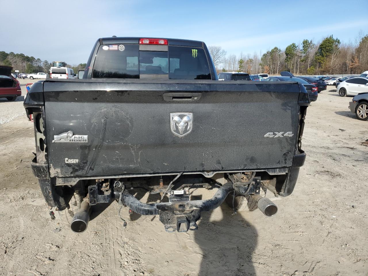 2016 RAM 1500 VIN 1C6RR7GTXGS168238 Copart auction photo, rear end / minor dent/scratches damage thumbnail 6