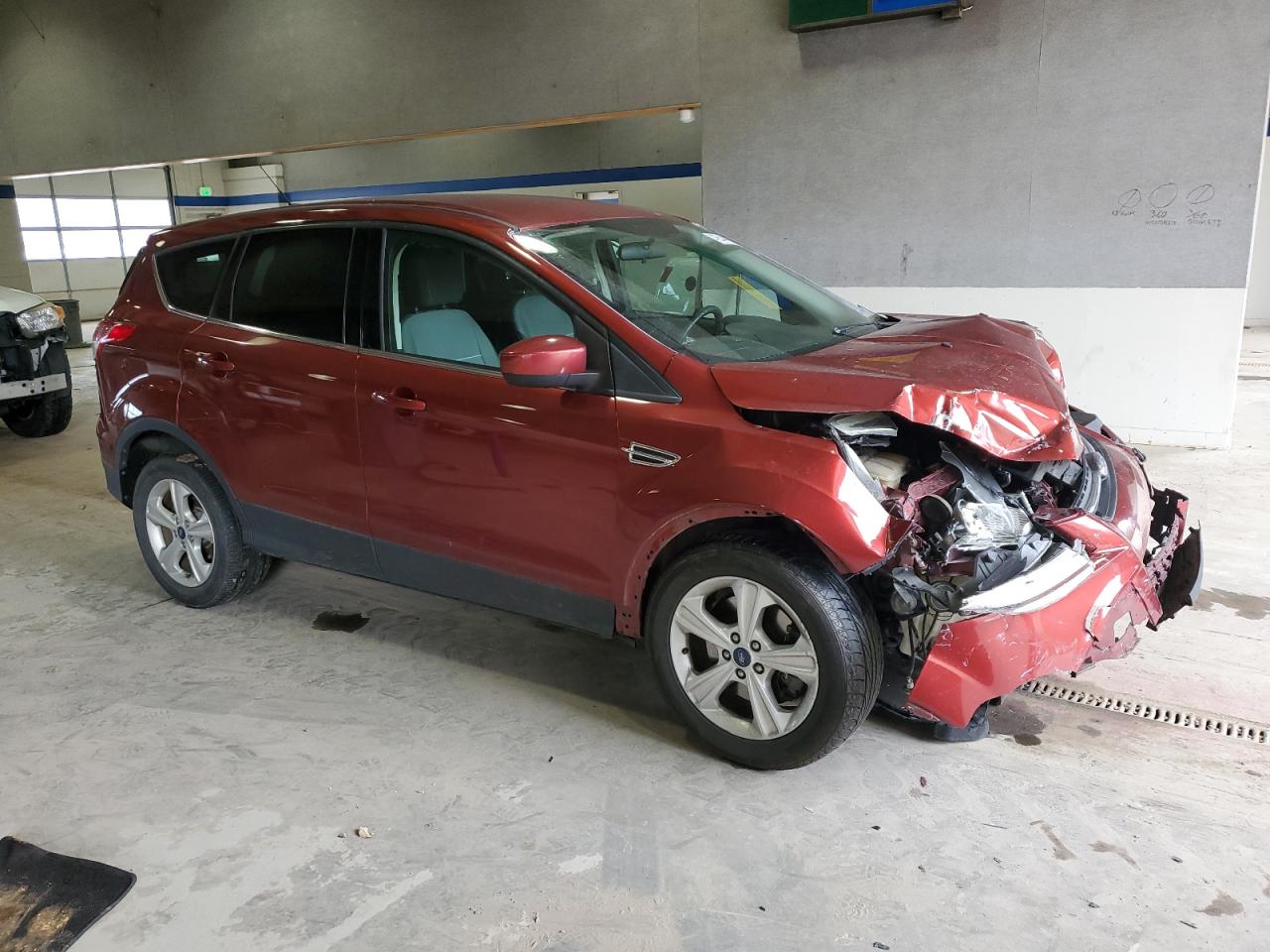 2015 Ford Escape VIN 1FMCU9GX9FUA21242 Copart auction photo, front end / undercarriage damage thumbnail 4