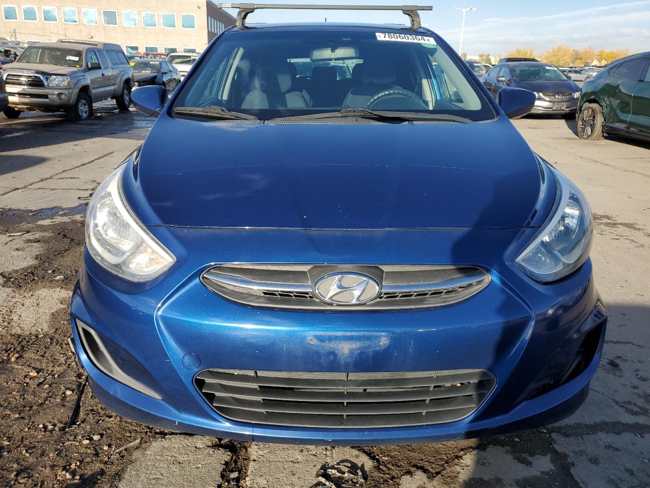2015 Hyundai Accent VIN KMHCT5AE1FU218022 Copart auction photo, rear end / front end damage thumbnail 5