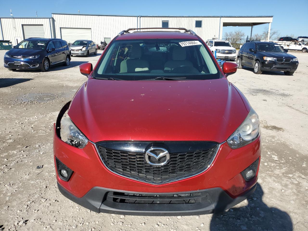 2015 Mazda CX-5 VIN JM3KE2CY0F0499583 Copart auction photo, front end / side damage thumbnail 5