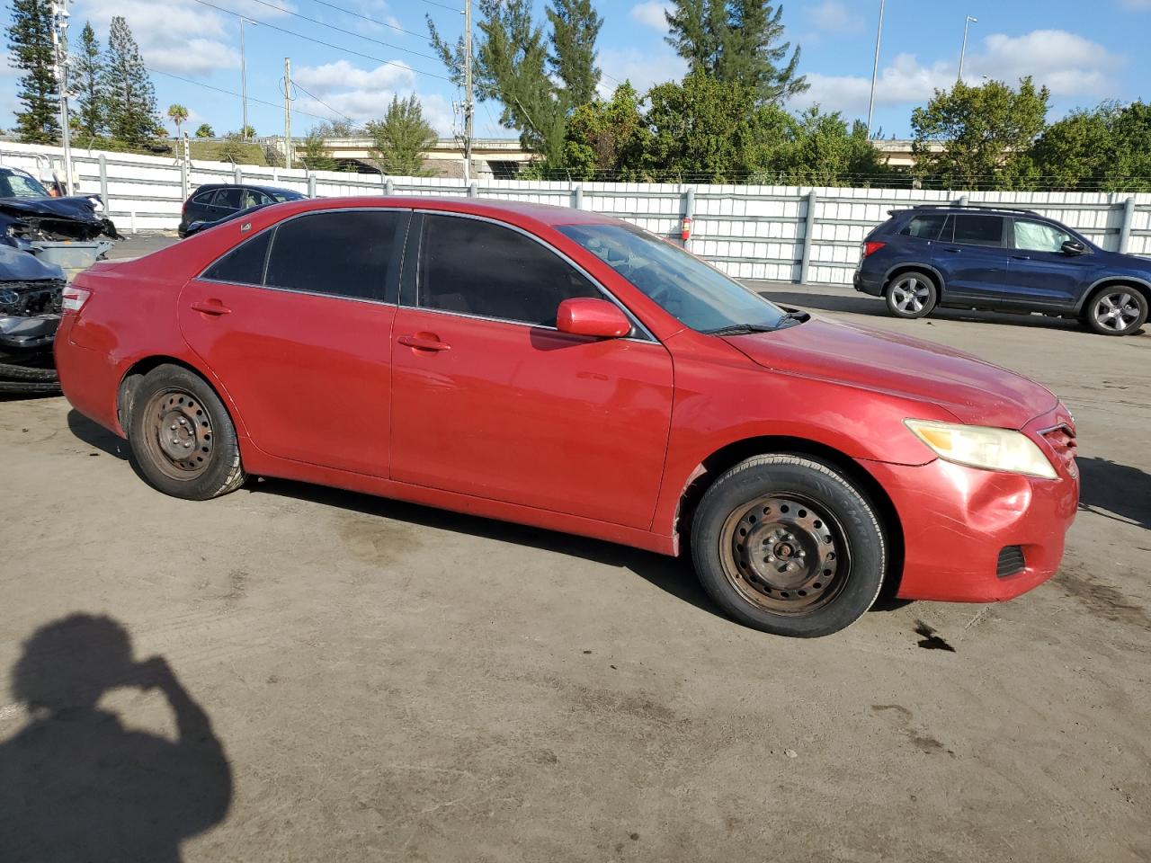 2010 Toyota Camry VIN 4T1BF3EK9AU053482 Copart auction photo, side / mechanical damage thumbnail 4