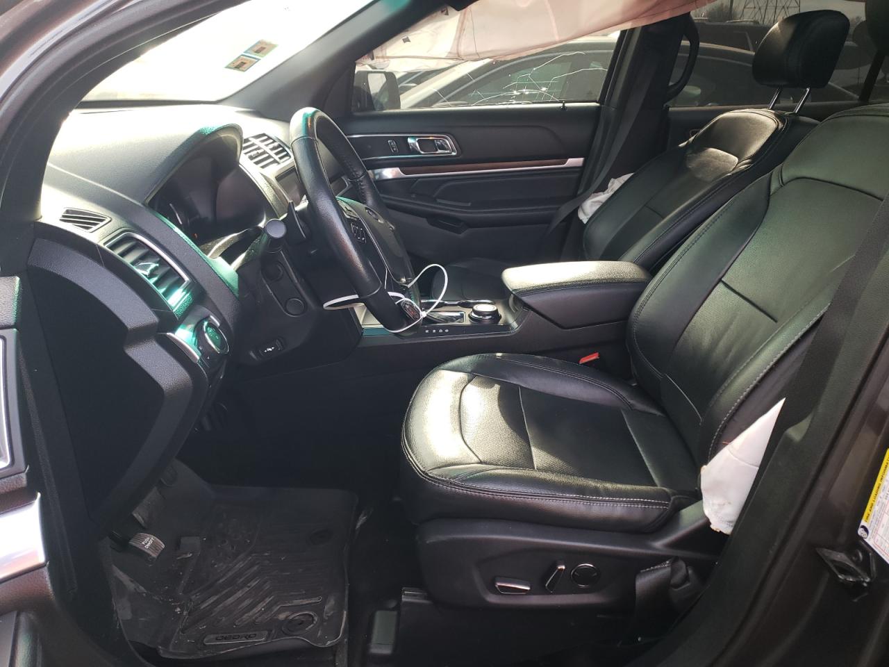 2016 Ford Explorer VIN 1FM5K8F81GGB59814 Copart auction photo, side / front end damage thumbnail 7
