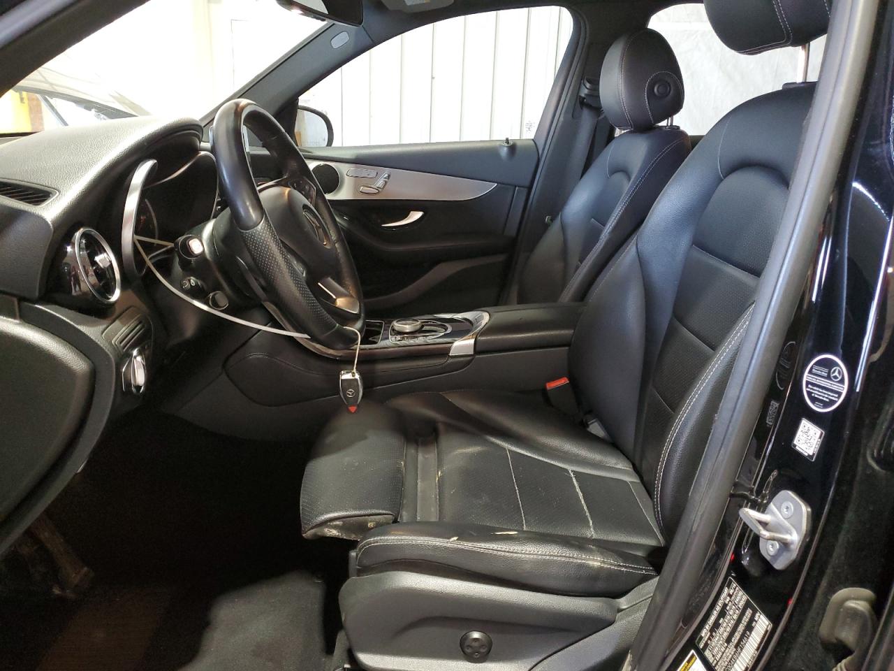2017 Mercedes-Benz GLC VIN WDC0G4KB6HF154619 Copart auction photo, front end damage thumbnail 7
