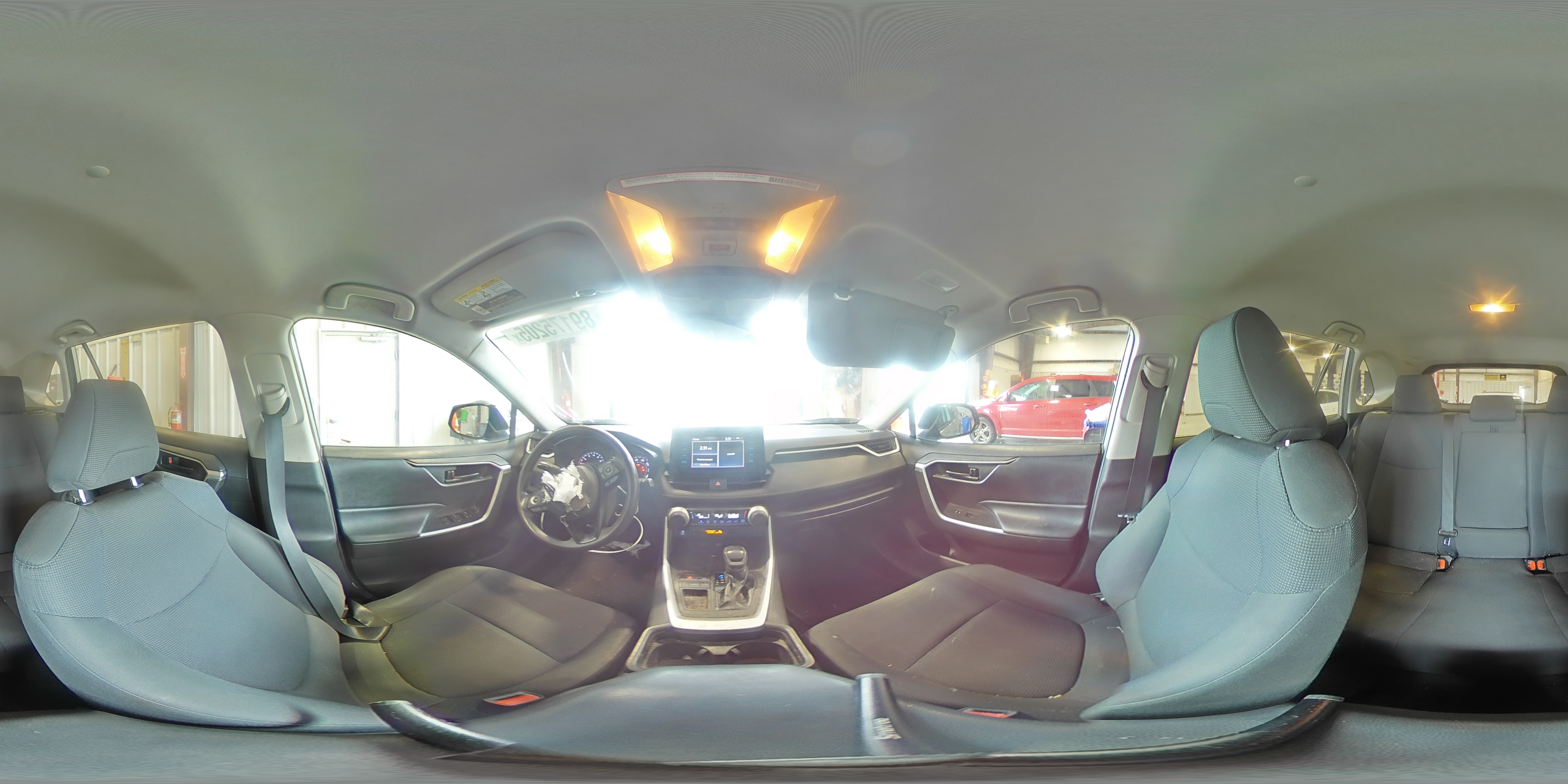 2019 Toyota RAV 4 VIN 2T3H1RFV9KW043046 Copart auction photo, front end damage thumbnail 13