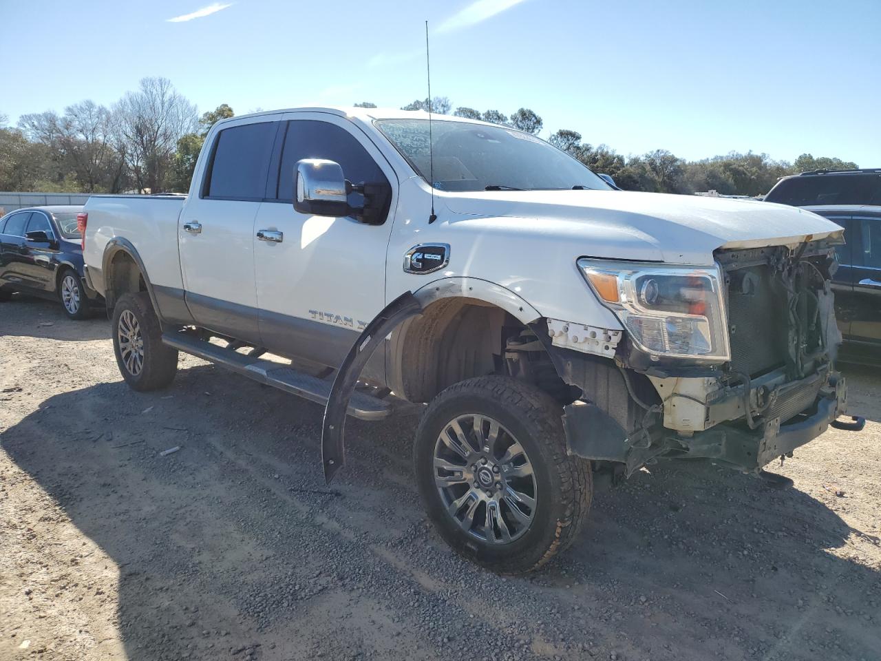 2016 Nissan Titan VIN 1N6BA1F44GN505619 Copart auction photo, front end damage thumbnail 4
