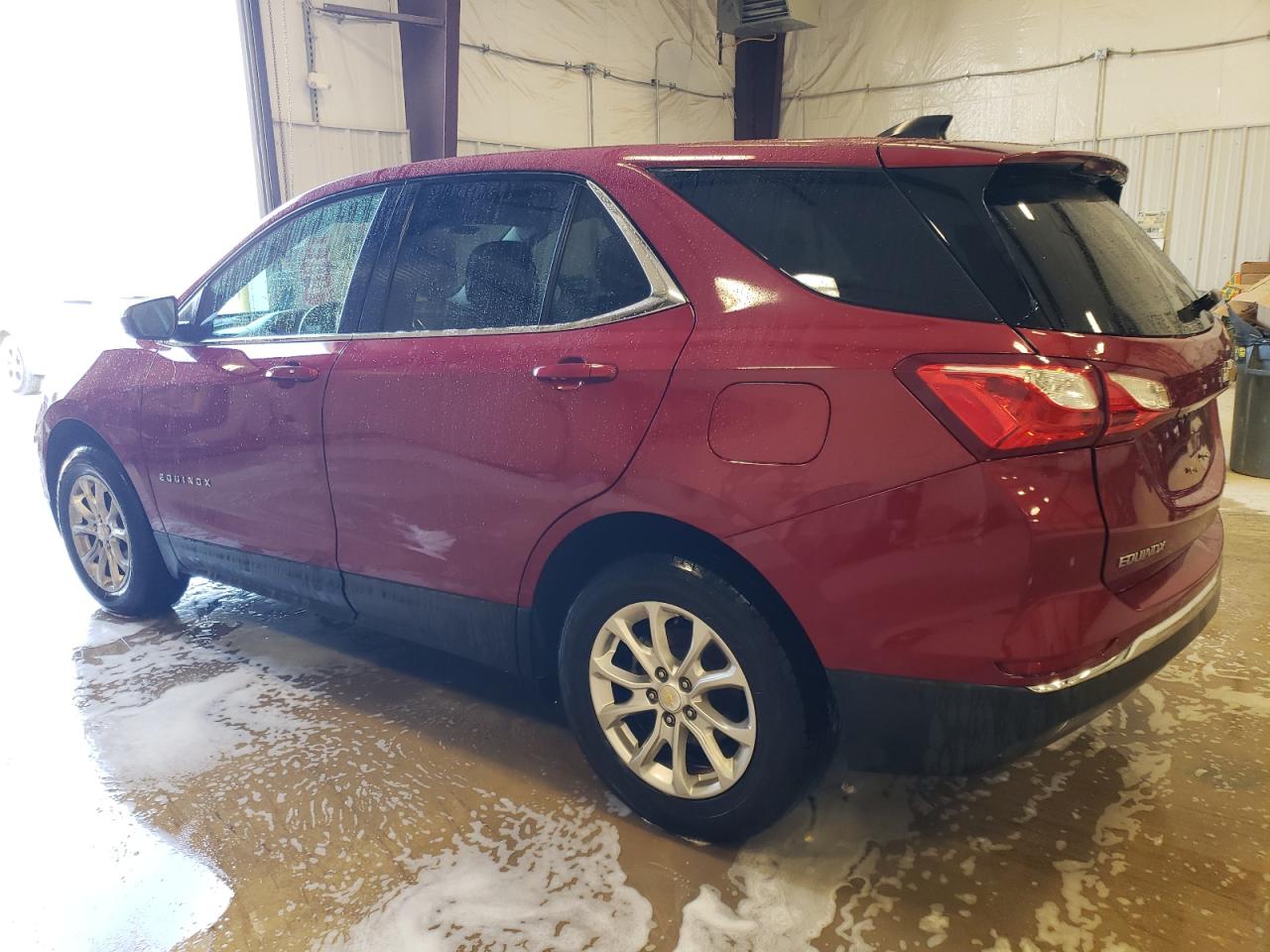 2020 Chevrolet Equinox VIN 2GNAXUEV7L6261124 Copart auction photo, burn - engine / front end damage thumbnail 2