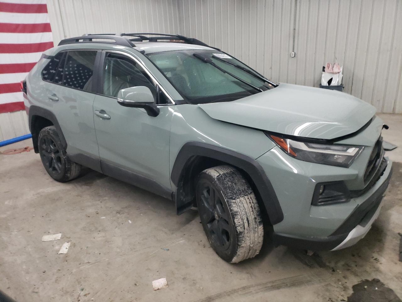 2023 Toyota RAV 4 VIN 2T3J1RFV4PW407477 Copart auction photo, front end / rear end damage thumbnail 4