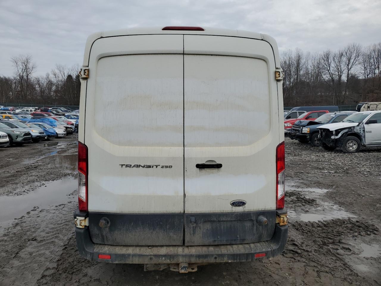 2017 Ford Transit VIN 1FTYR2CM2HKB27125 Copart auction photo, front end damage thumbnail 6